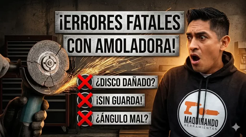 Errores comunes al usar discos de corte amoladora
