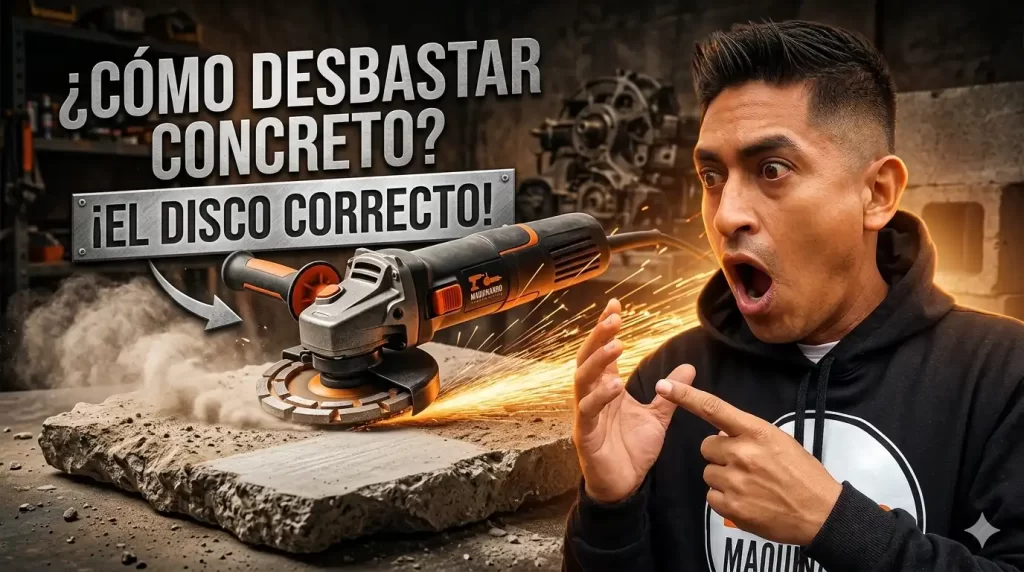 Que disco usar para desbastar concreto guia profesional